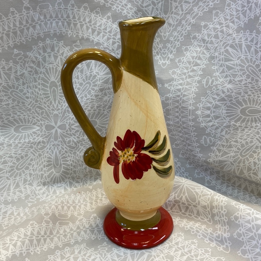 Centrum Fleur de Sol Collection Vase Pitcher Olive Oil Vinegar Dispenser Cruet